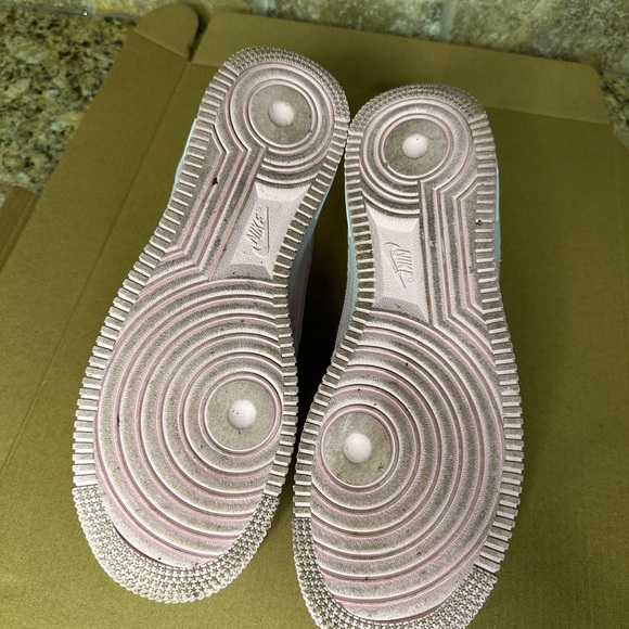 Nike “Have a Nike Day” Pink Smiley Face Air Force 1 Sneakers - Picture 6 of 9